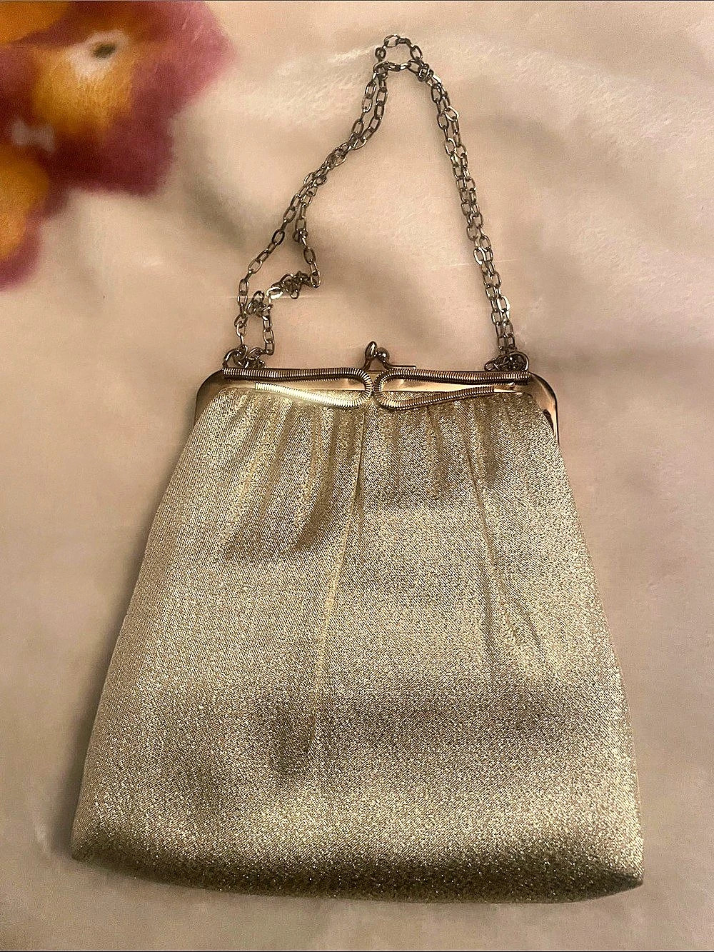 Gold-Tone Chain Bag